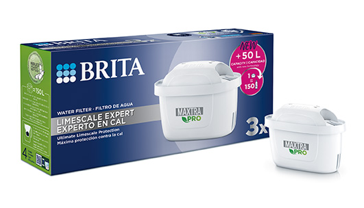POWERCITY - S1050821 BRITA MAXTRA PRO LIMESCALE EXPERT 3 REFILL PACK WATER  FILTER