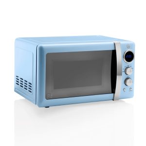 Swan Retro Digital Microwave - Blue