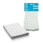 E-CLOTH E-Towel Classic Check Tea Towel – Green