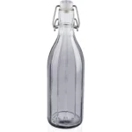 LEIFHEIT Set of 3 Facetted Bottles, Smokey Grey, 0.5L S236330