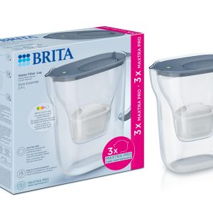 BRITA STYLE ESSENTIAL STONE BLUE + 3 x PURE PERFORMANCE